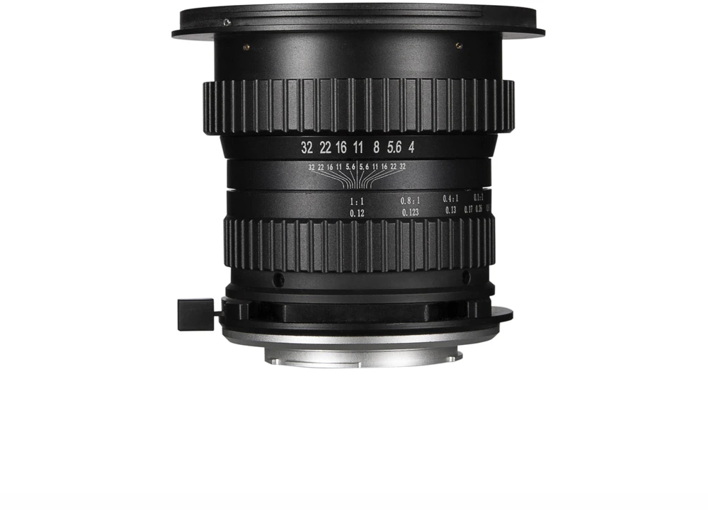 Laowa objektyvas 15 mm f / 4 makro, skirtas Sony E