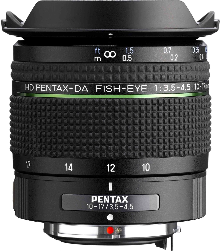 Fotoaparato objektyvas - Pentax HD DA Fisheye 10–17 mm f/3.5–4.5 ED objektyvas