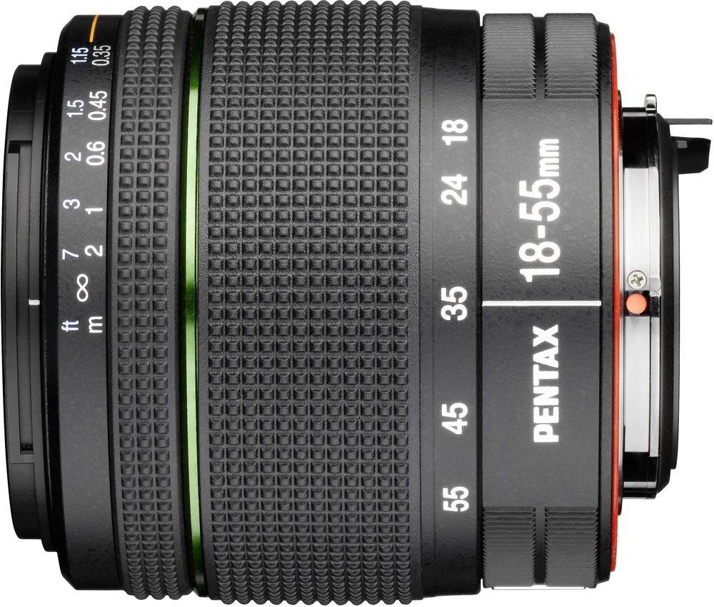 Fotoaparato objektyvas – Pentax SMC Pentax-DA 18–55 mm F/3.5–5.6 AL WR