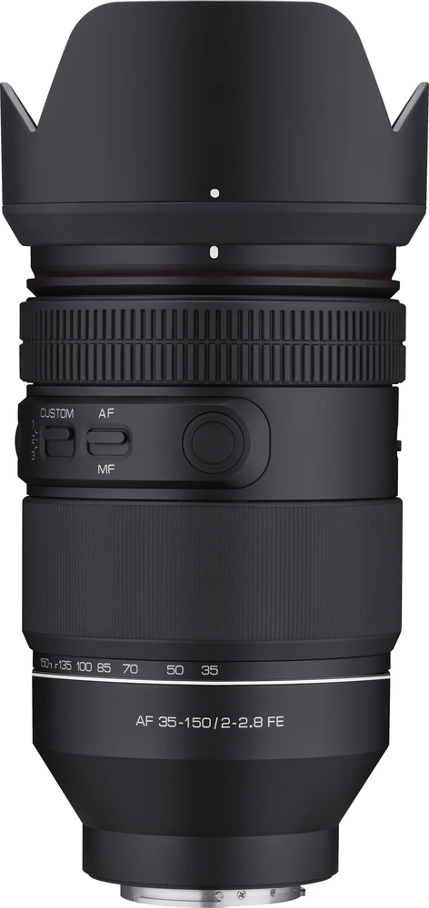 Fotoaparato objektyvas - Samyang AF 35–150 mm F2–2.8 FE objektyvas Sony E