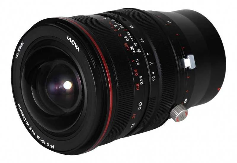 Fotoaparato Objektyvas - Venus Optics Laowa 15mm f/4.5R Zero-D Shift ±11mm Sukimas