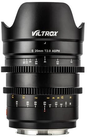 Fotoaparato objektyvas - Viltrox 20 mm T2.0 MF L Mount objektyvas