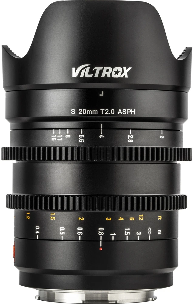 Fotoaparato objektyvas - Viltrox 20 mm T2.0 MF L Mount objektyvas