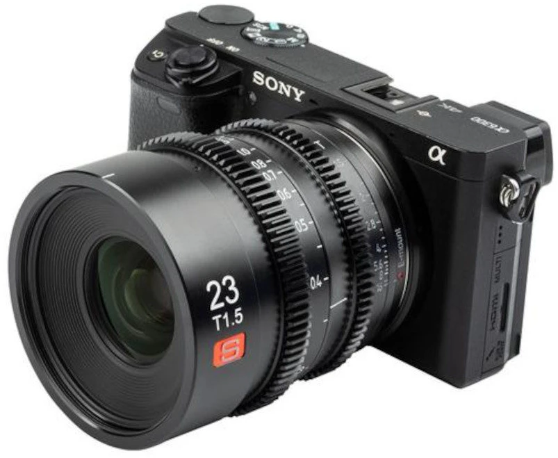 Fotoaparato objektyvas - Viltrox 23 mm T1.5 kino objektyvas Sony E jungčiai