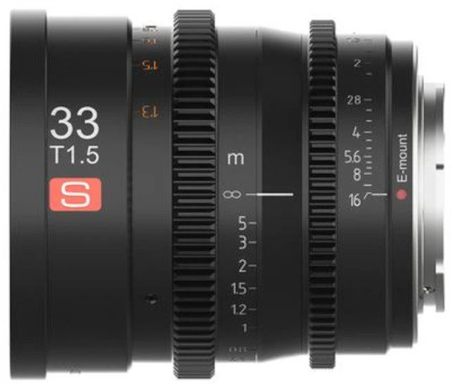 Fotoaparato objektyvas - Viltrox 33 mm T1.5 kino objektyvas Sony E jungčiai