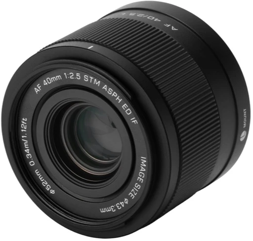 Fotoaparato objektyvas - Viltrox AF 40 mm F/2.5 L Mount viso kadro automatinio fokusavimo objektyvas