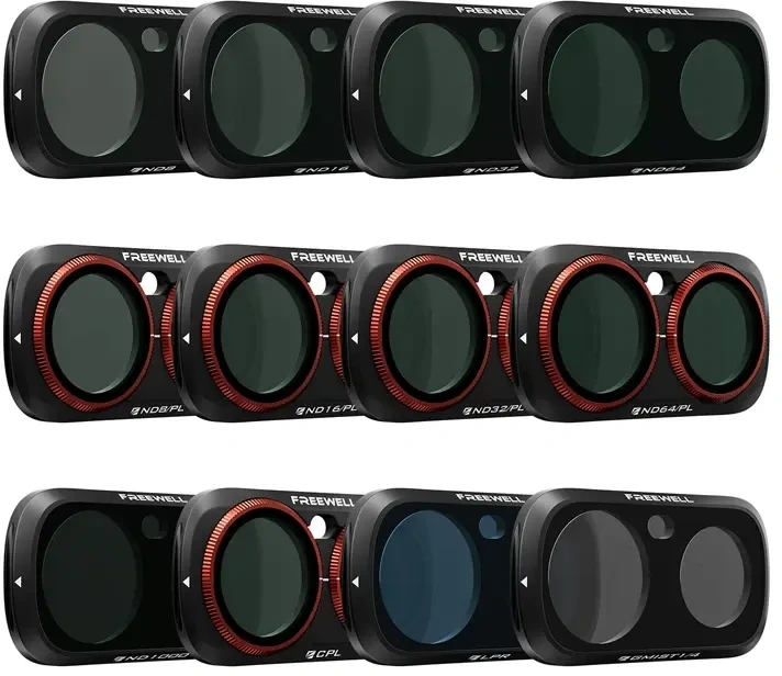 Fotoaparato objektyvo filtras - Freewell FW-LNUB-MEGA 12 dalių filtrų rinkinys