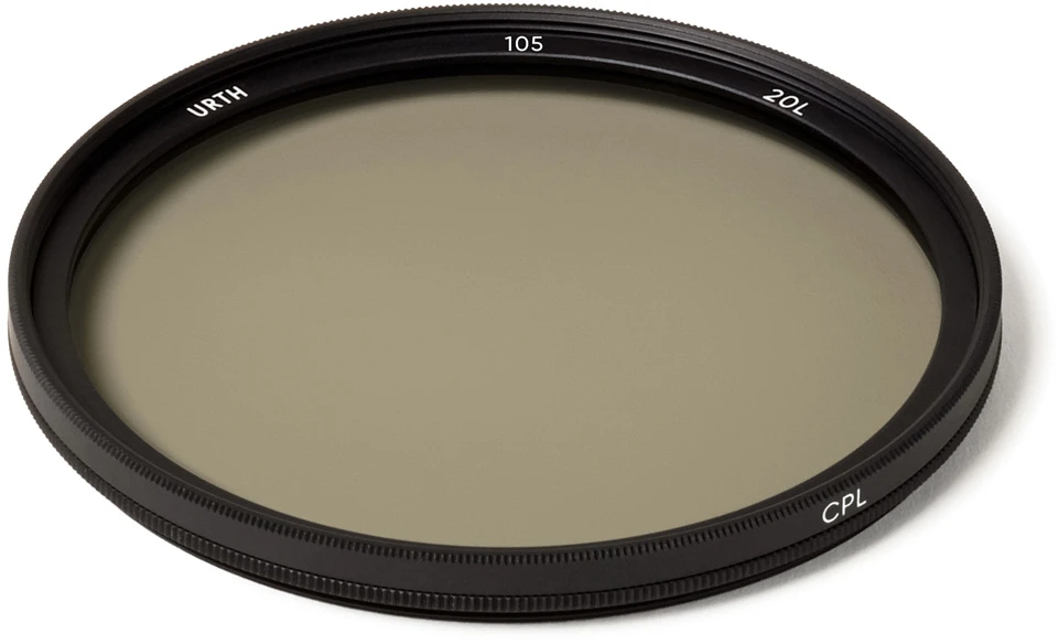 Fotoaparato objektyvo filtras - Urth 105mm apvalus poliarizuojantis CPL filtras 20 sluoksnių nano danga