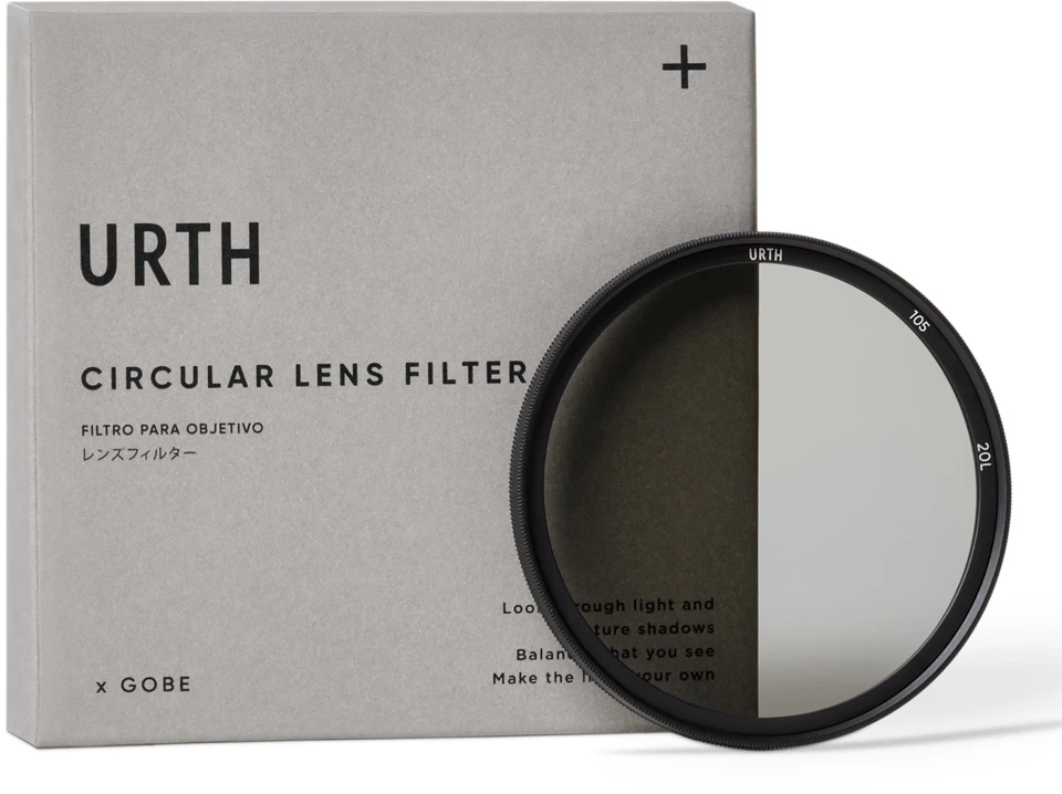 Fotoaparato objektyvo filtras - Urth 105mm apvalus poliarizuojantis CPL filtras 20 sluoksnių nano danga