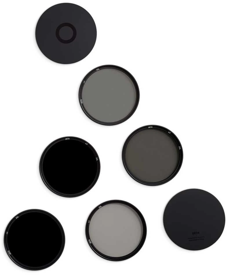 Fotoaparato objektyvo filtras - Urth 49mm ND filtro rinkinys (ND2, ND4, ND8, ND64, ND1000)