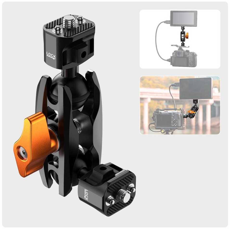 Fotoaparato Priedai - K&F Concept MS14 Magic Arm 2x 1/4'' 12cm Load 300g