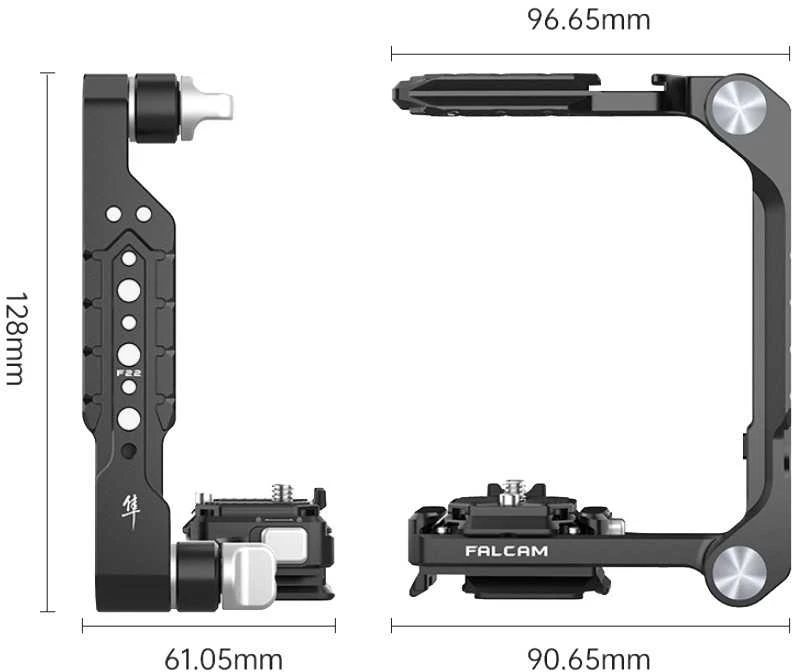 Fotoaparato Priedai - Ulanzi FALCAM F22&F38 Universal Operator Cage Aluminum