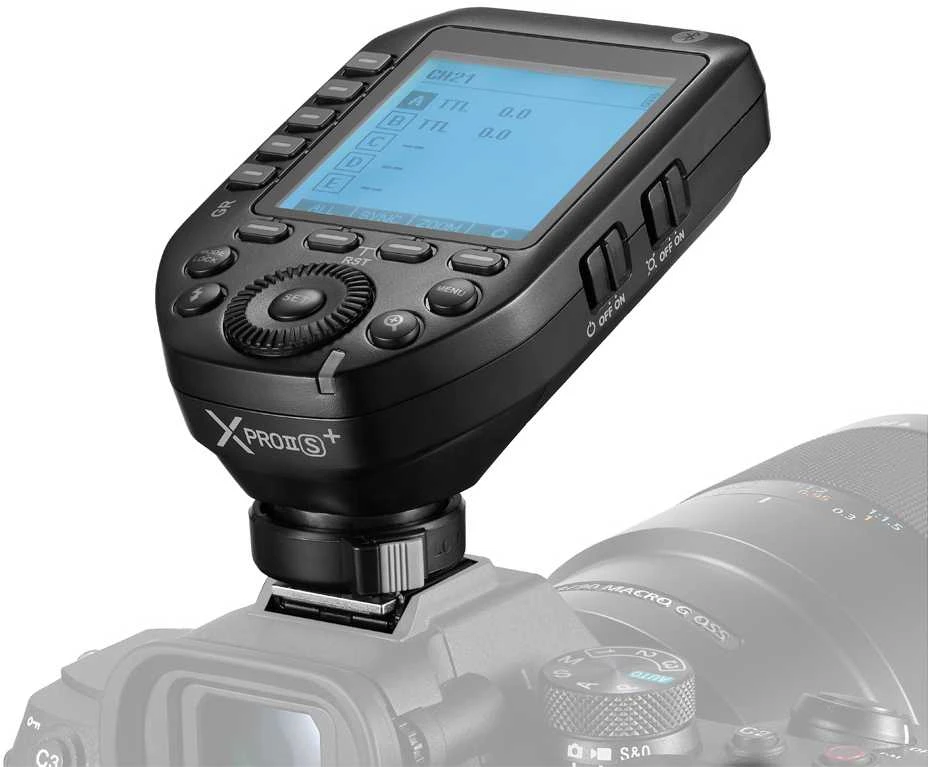 Fotoaparato priedas - Godox X PRO II S+ belaidis blykstės išleidėjas Sony TTL, juodas