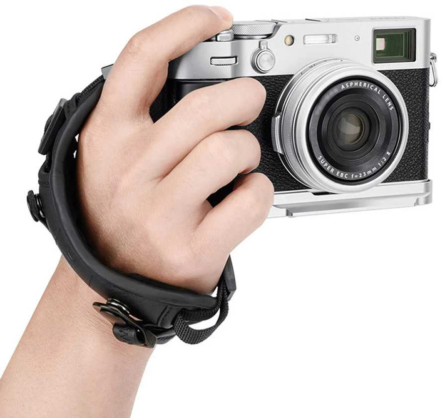 Fotoaparato priedas - JJC HG X100VI rankena aliuminio lydinys ARCA Swiss sidabrinė