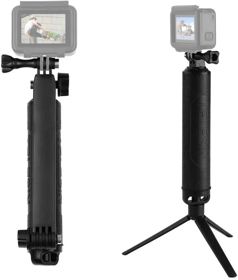 Fotoaparato Priedas - Telesin GP-MFW-300 3-Way Selfie Stick Tripod 60cm Atsparus vandeniui