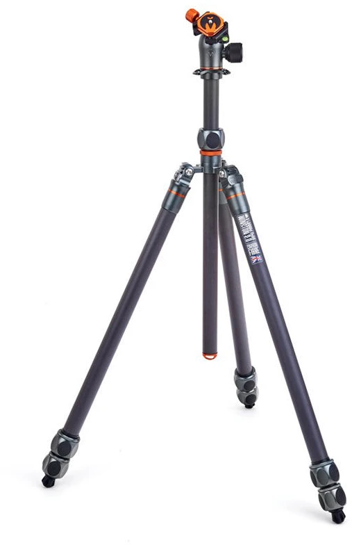 Fotoaparato trikojis - 3 Legged Thing Pro 2.0 Winston Carbon AirHed Pro pilkas 1,85 m 40 kg 61,2 cm