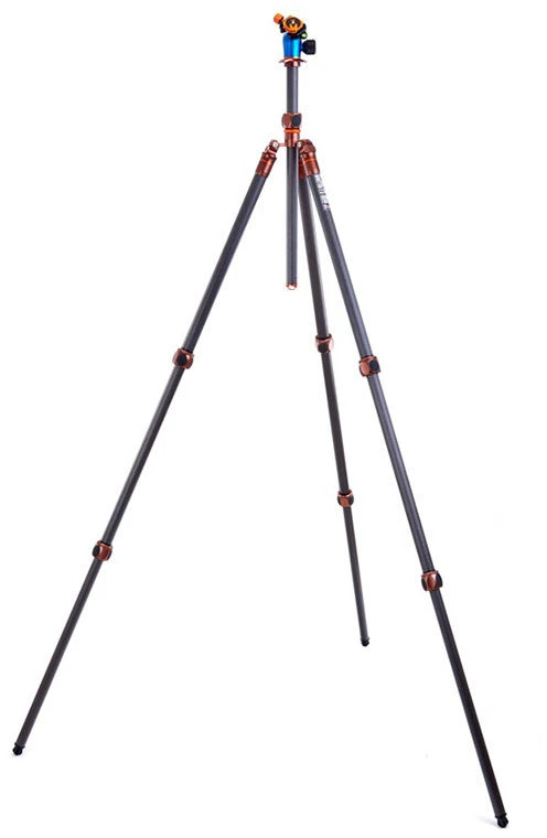 Fotoaparato Trikojis - 3 Legged Thing Pro 2.0 Winston Carbon & AirHed Pro Bronze, 40 kg, 1,94 m