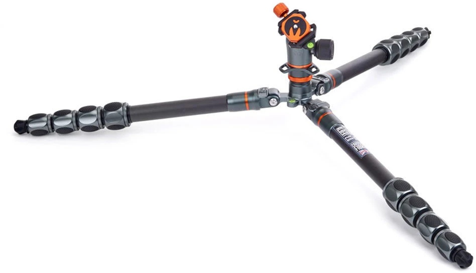 Fotoaparato trikojis - 3 Legged Thing Pro 2.0 Albert Carbon pilkas