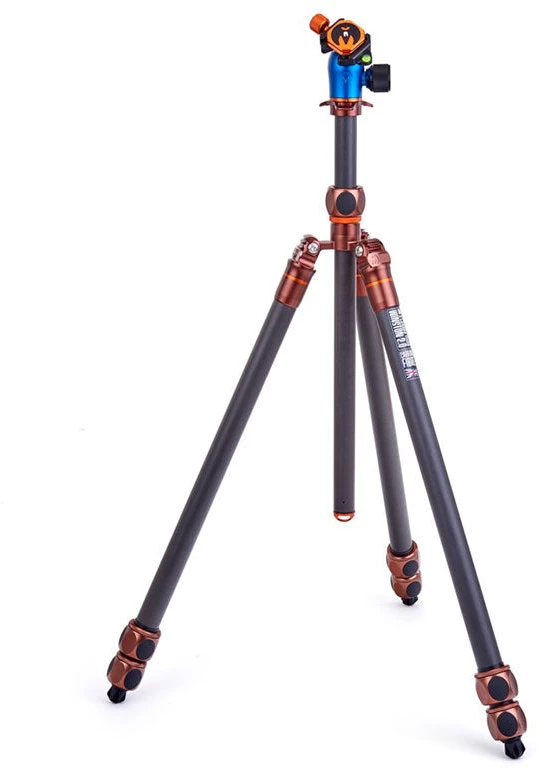 Fotoaparato Trikojis - 3 Legged Thing Pro 2.0 Winston Carbon & AirHed Pro Bronze, 40 kg, 1,94 m