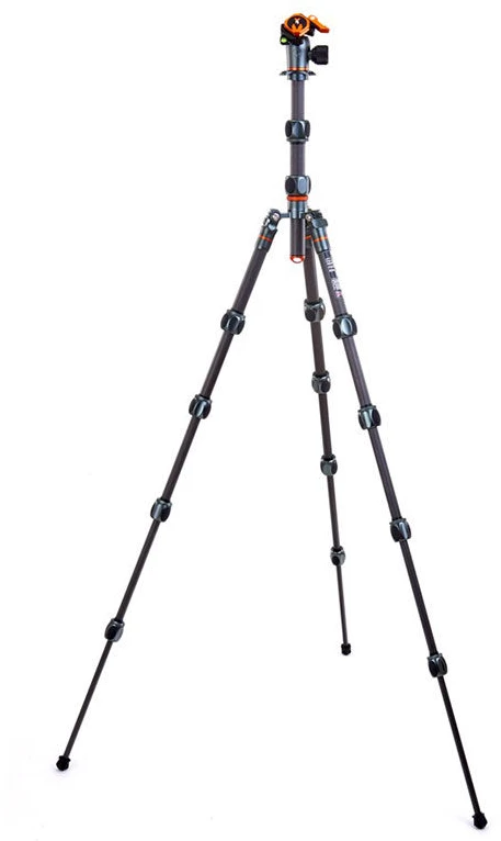 Fotoaparato trikojis - 3 Legged Thing Pro 2.0 Leo Carbon & AirHed Pro LV pilkas