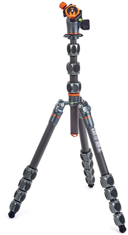 Fotoaparato trikojis - 3 Legged Thing Pro 2.0 Albert Carbon pilkas