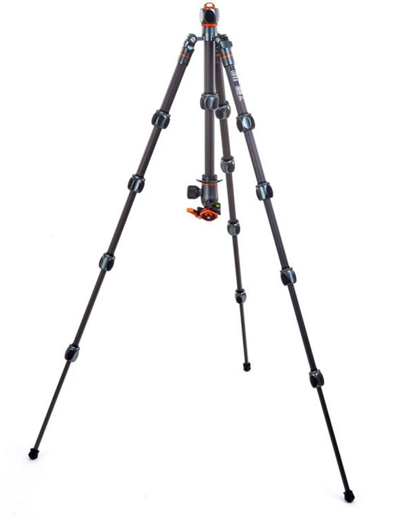 Fotoaparato trikojis - 3 Legged Thing Pro 2.0 Leo Carbon & AirHed Pro LV pilkas