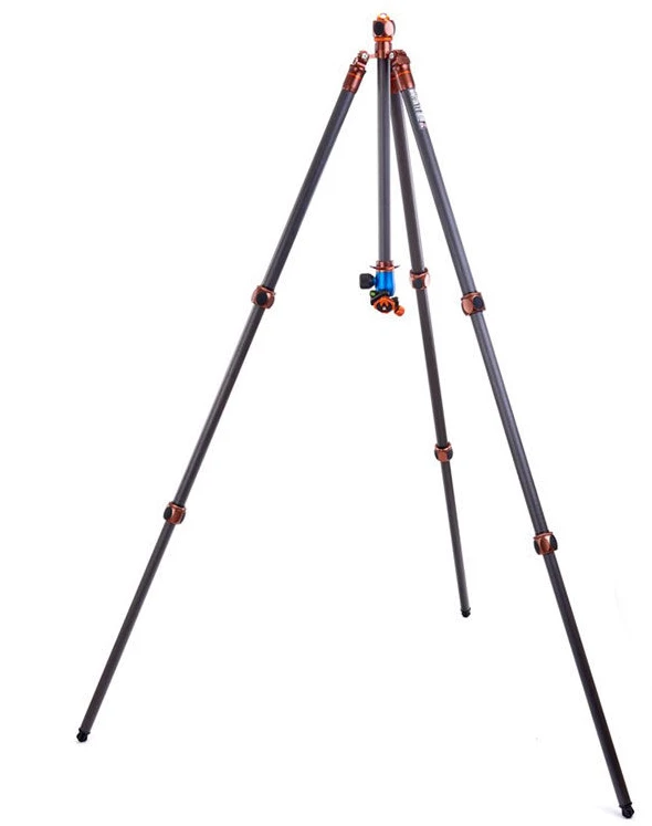 Fotoaparato Trikojis - 3 Legged Thing Pro 2.0 Winston Carbon & AirHed Pro Bronze, 40 kg, 1,94 m