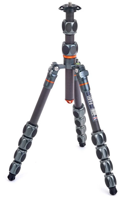 Fotoaparato trikojis - 3 Legged Thing Pro 2.0 Leo pilkas anglies pluoštas 138 cm 12,5 cm 30 kg 37,4 cm