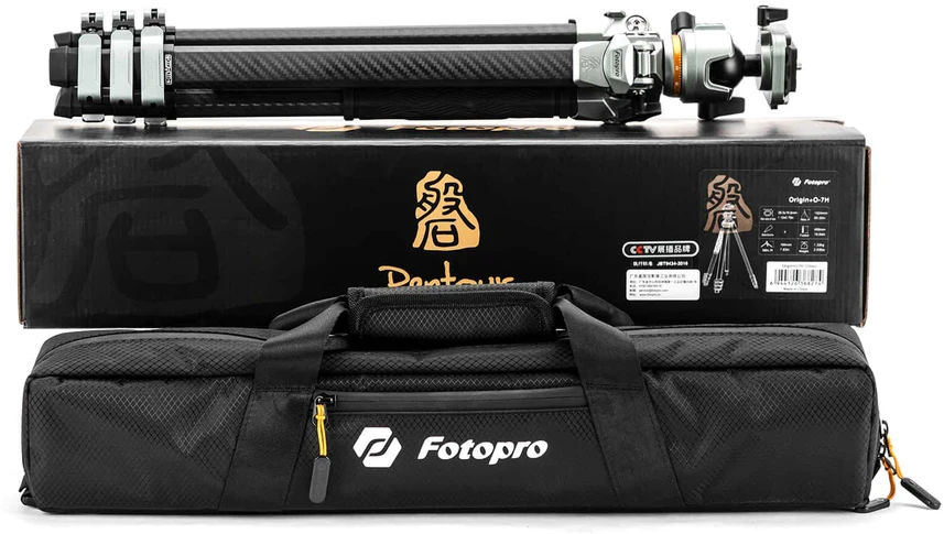 Fotoaparato trikojis - Fotopro Origin + O 7H, 1,33 kg, 49,4 cm, 17–151,9 cm, pilkas