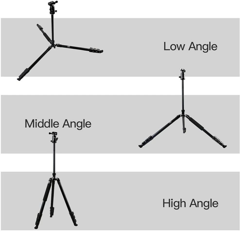 Fotoaparato trikojis - Fotopro S4 Pro + 42QP aliumininis trikojis, 41,8–150 cm, 8kg