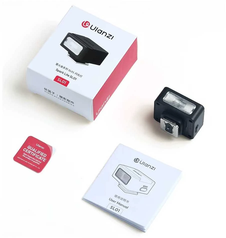 Apšvietimo įranga - Ulanzi SL01 Blykstė (GN:8, 250mAh, USB-C)