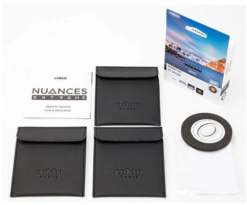 Fotografijos filtras - Cokin Nuances Extreme Smart Kit P ND1024, ND8 Soft, ND4 Reverse