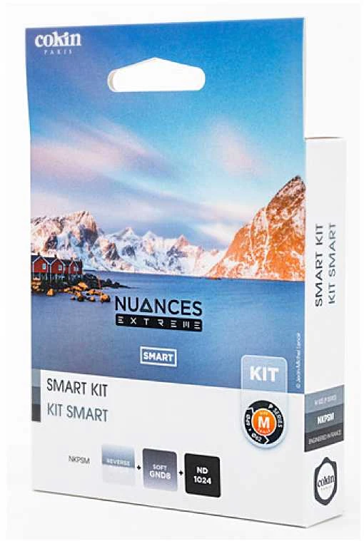 Fotografijos filtras - Cokin Nuances Extreme Smart Kit P ND1024, ND8 Soft, ND4 Reverse