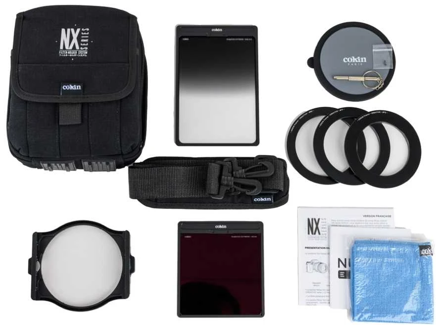 Fotografijos filtras - Cokin NX Series Golden Hour Kit (ND64, GND8, 100mm holder)