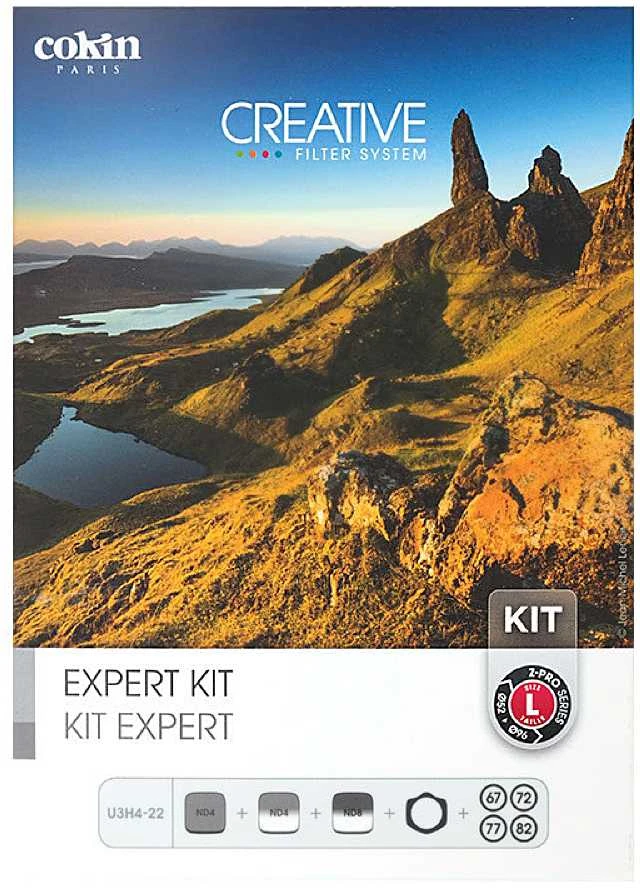 Fotografijos filtras - Cokin Z Filter U3H4 22 Expert Kit (filtrų laikiklis, 4 adapterių žiedai, 3 pilki filtrai)