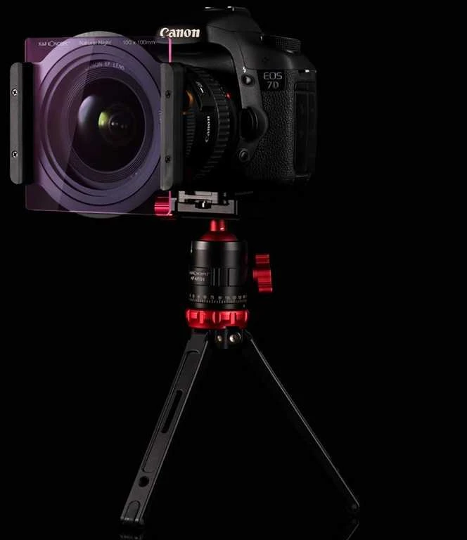 Fotografijos filtras - K&F Concept Natural Night 100x100mm Naktinis Korekcinis Filtras