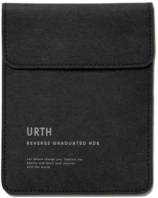 Fotografijos filtras - Urth 100 x 150mm atvirkštinis graduotas ND8 (3 sustojimai) stiklas