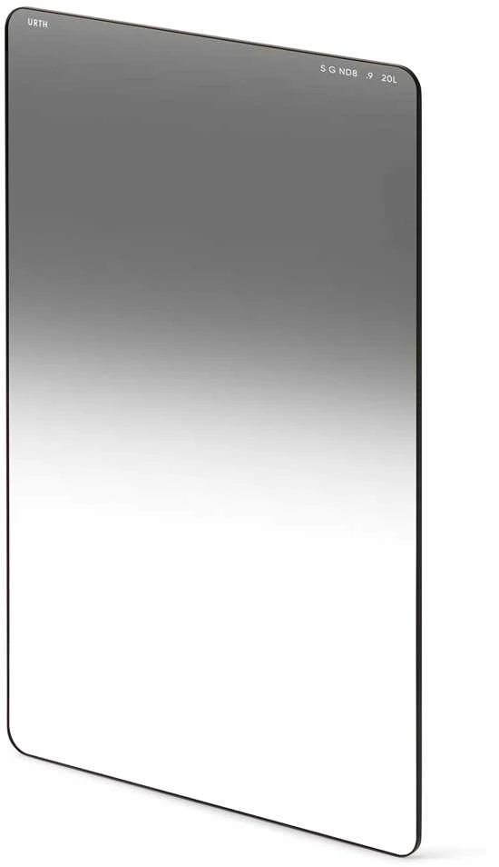 Fotografijos filtras - Urth 100 x 150mm Minkštas graduotas ND8 filtras (3 sustabdymai, Vokietiškas stiklas)
