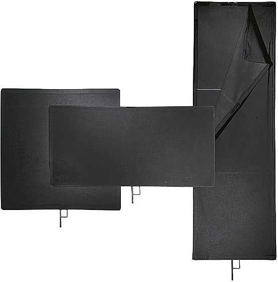 Fotografijos fonas - Avenger Flaga juoda Cutter 120x120cm Juoda