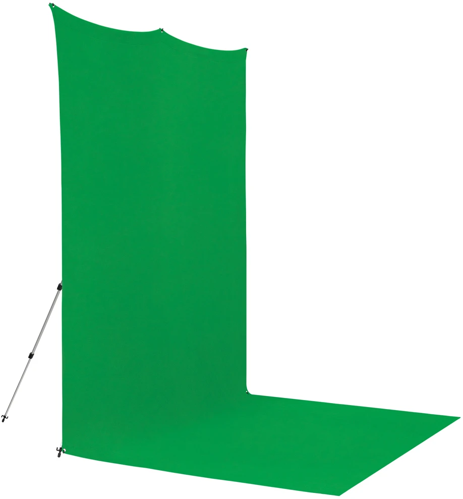 Fotografijos Fonas Rinkinys - Westcott X Drop Pro 8' X 13' Rauko Atsparus Chroma Key Žalias Ekranas