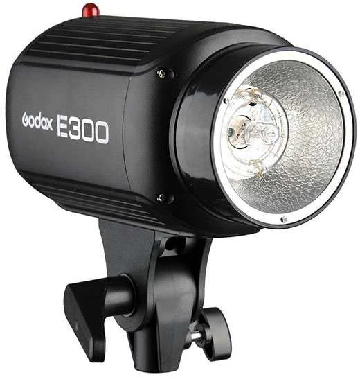 Fotografijos Įranga - Godox E300 D Studio Kit (3 Flash Heads, 150W Modeling Lamp, Wireless Trigger)