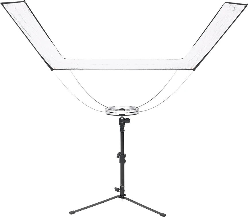 Fotografijos priedas - SMDV Flip Bansa reflektorius 1480x625mm su 3 difuzoriais