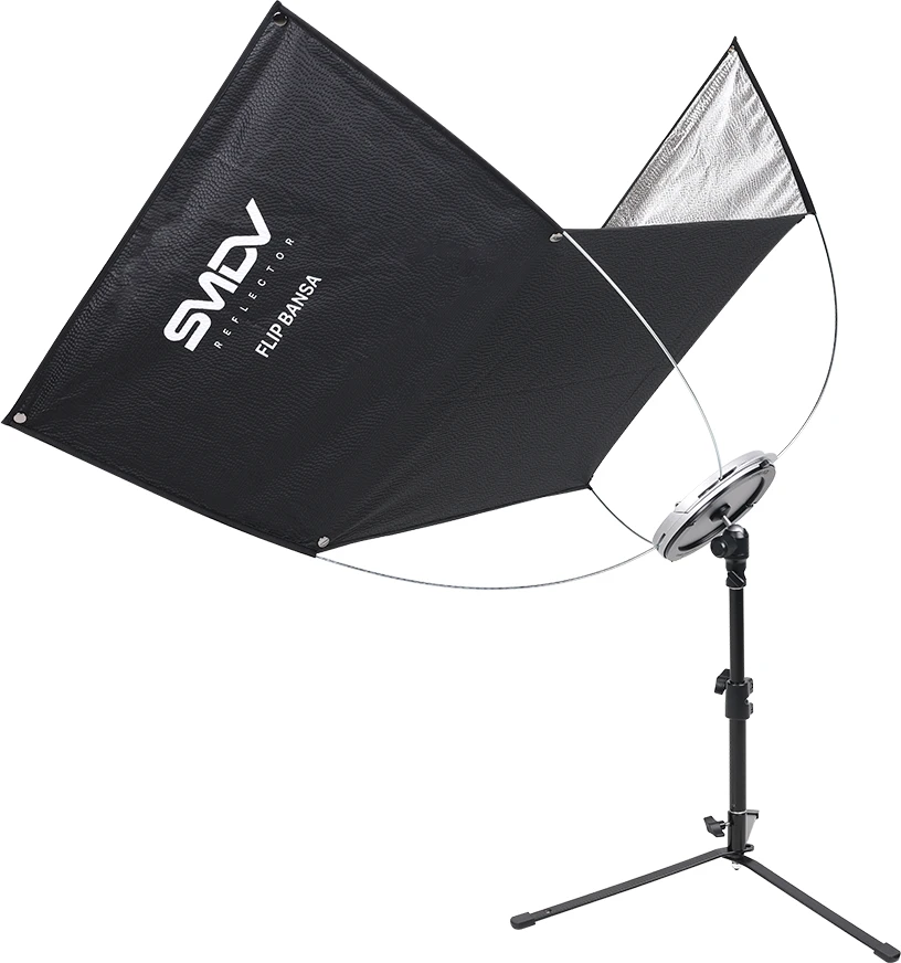 Fotografijos priedas - SMDV Flip Bansa reflektorius 1480x625mm su 3 difuzoriais