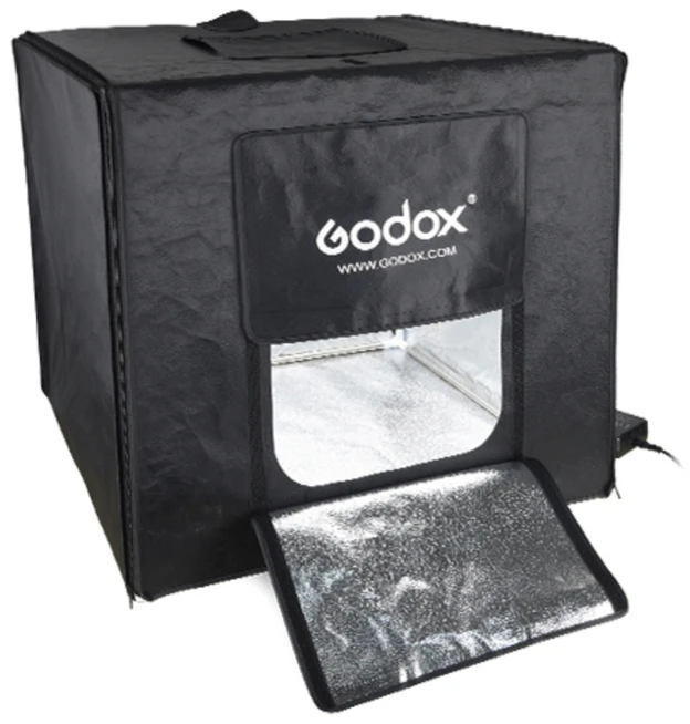 Fotografijos studija - Godox Portable Double Light LED Mini Studio (L60x60x60cm, 5800K, 10000-11000 Lumen)