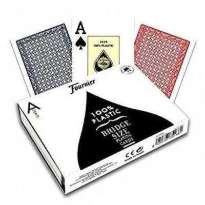 Fournier N2826 Bridge Size Pokerio Kortos