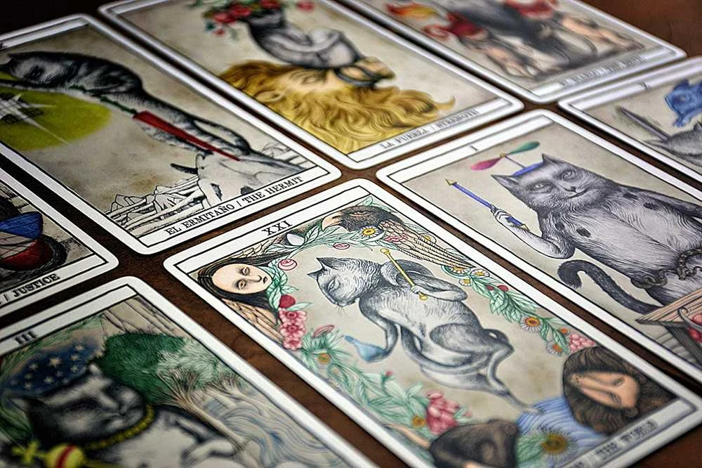 Fournier Tarot Cats Kortos