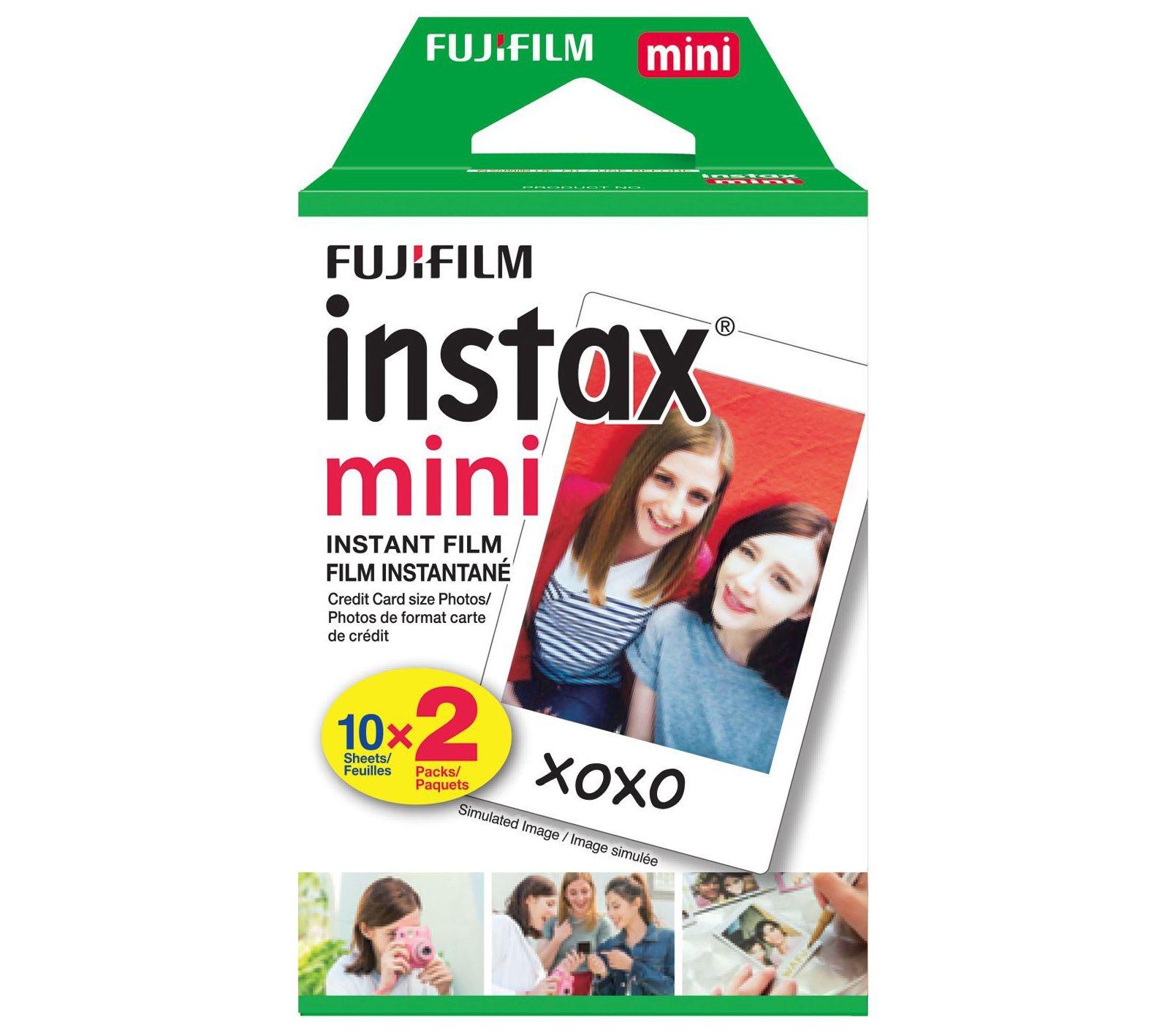 FUJIFILM instax mini filmas (blizgus) (spalva) (2x10 - dvigubas paketas)