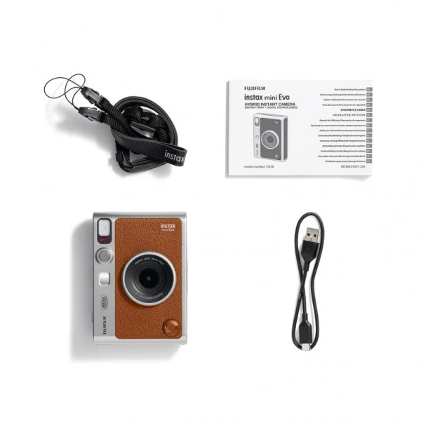 Fujifilm Momentinis fotoaparatas instax mini EVO BROWN (Rudas)