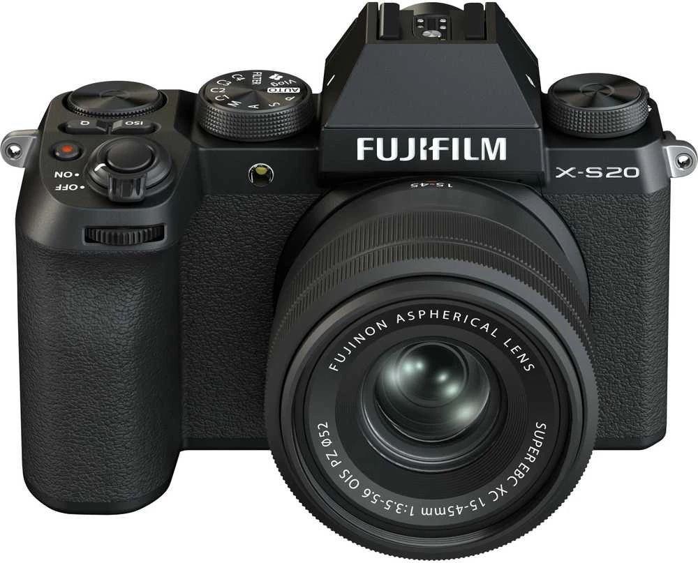FUJIFILM X-S20 + FUJINON XC 15-45mm F3.5-5.6 OIS PZ (Juodas)