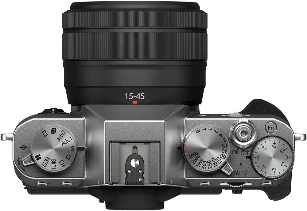 Fujifilm X-T30 II + 15-45mm sidabrinis